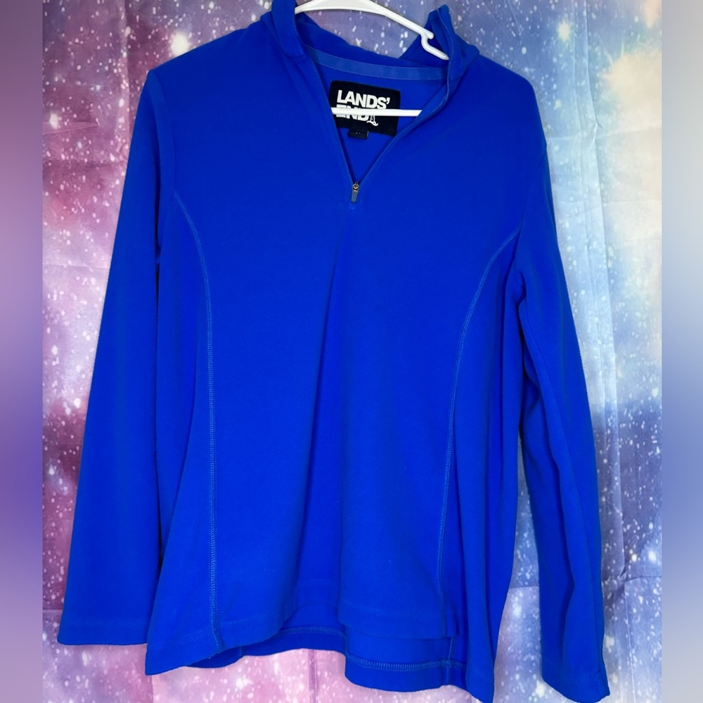 Lands end fleece pullover 🛍